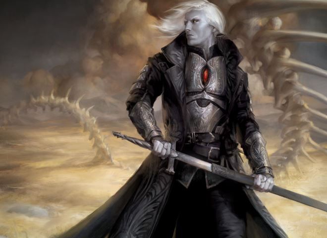 Sorin, Solemn Visitor - Illustration by Cynthia Sheppard