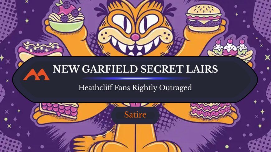 Righteous Heathcliff Fans Outraged By Evil Garfield Secret Lair Announcement