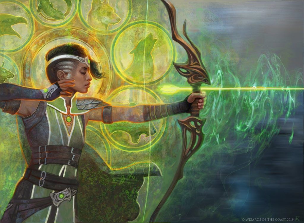 Vivien's Arkbow - Illustration by Zack Stella