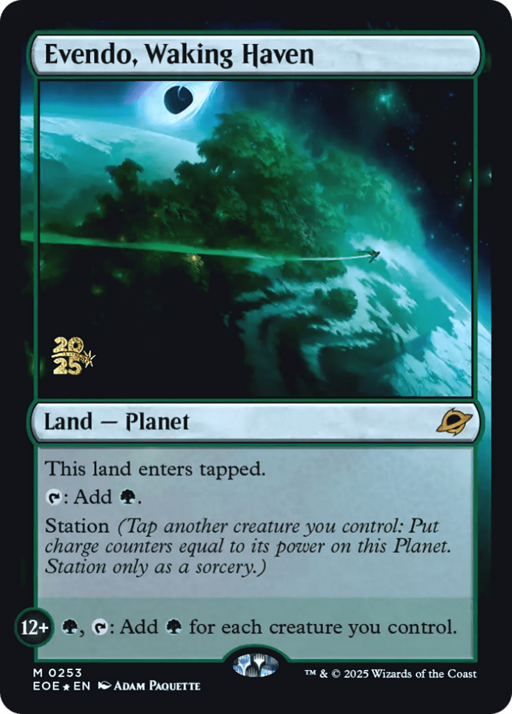 Evendo, Waking Haven stamped prerelease promo