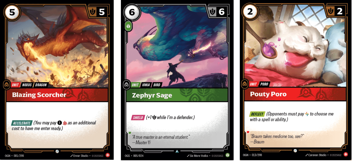 Riftbound Unit Cards