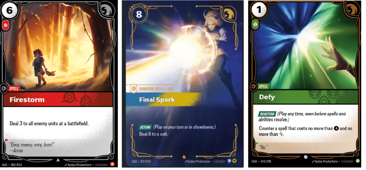 Riftbound Spell cards