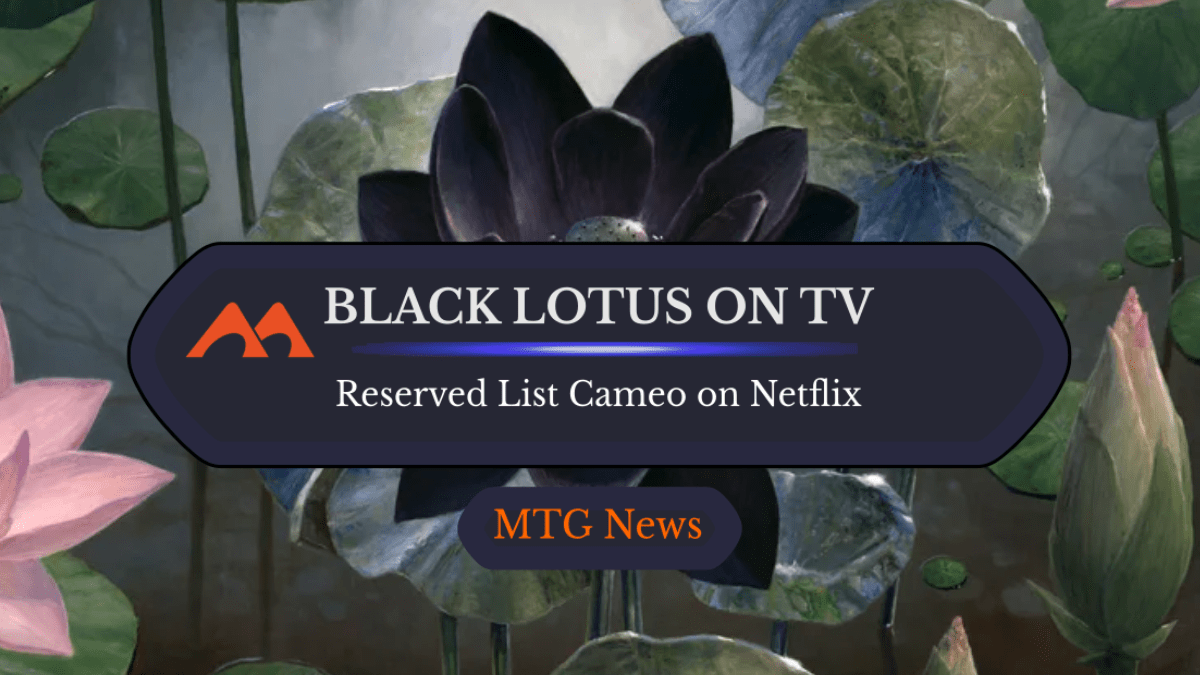 Black Lotus - Illustration by Steven Belledin