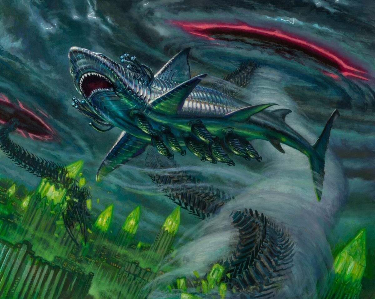 Chrome Host Seedshark - Illustration by Donato Giancola