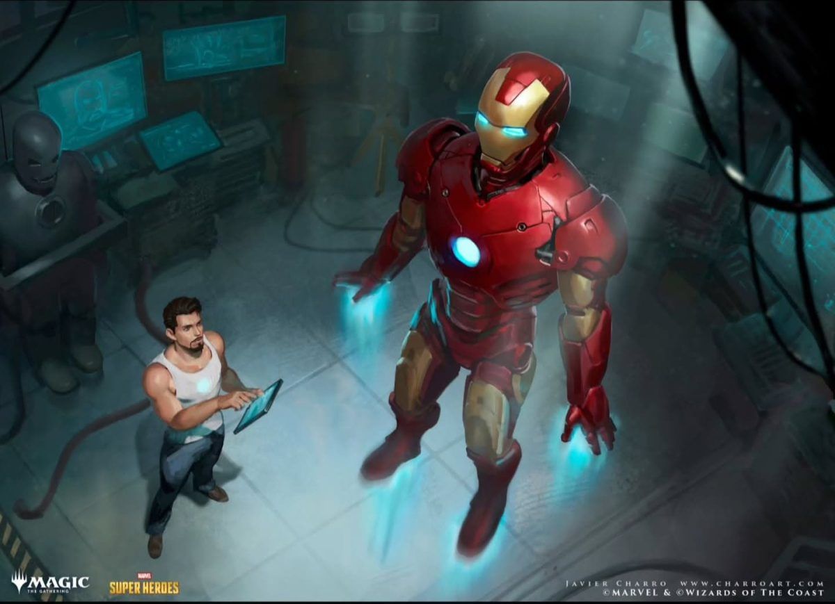 Iron Man Armor - Illustration by Javier Charro
