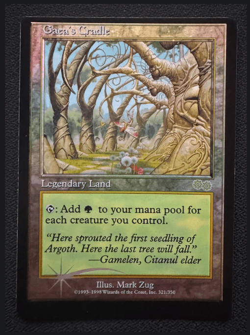 Miscut Gaea's Cradle Ancestral MTG