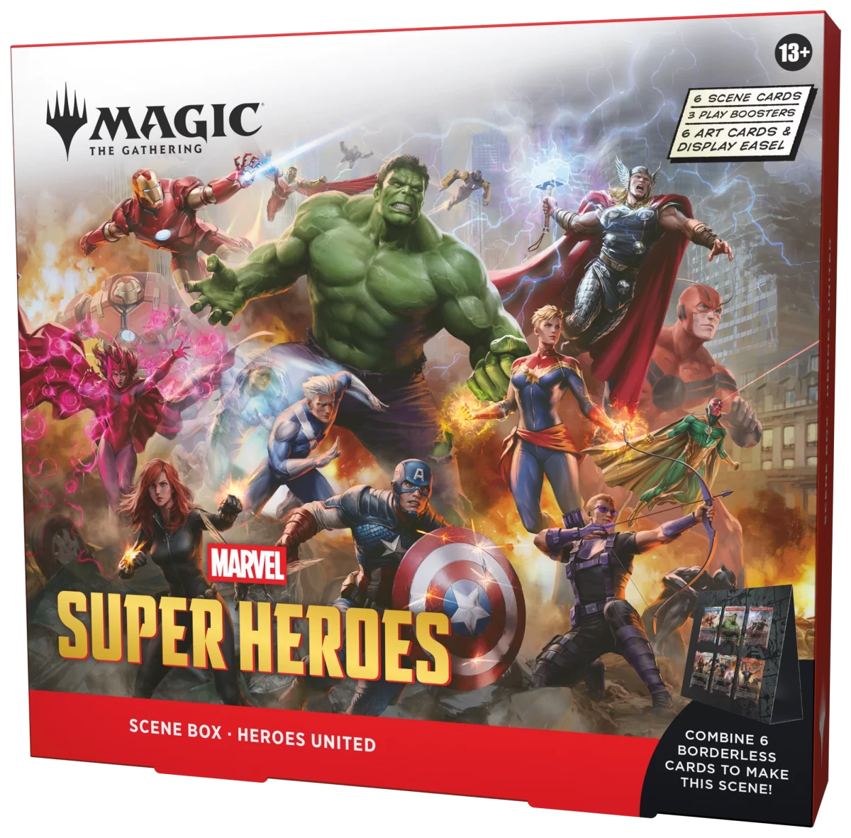 Heroes United Marvel Super Heroes Scene Box