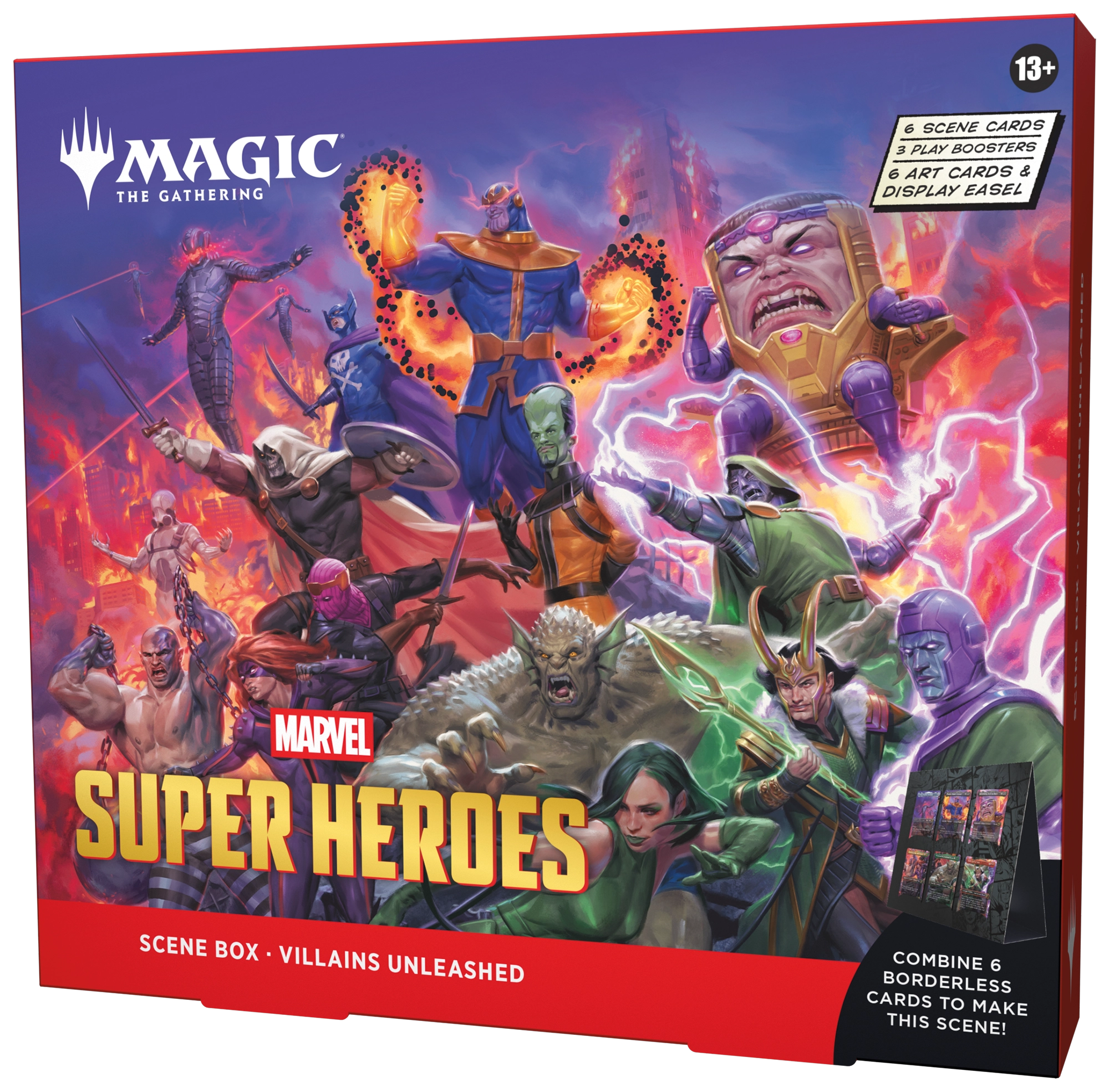 Villains Unleashed Marvel Super Heroes Scene Box