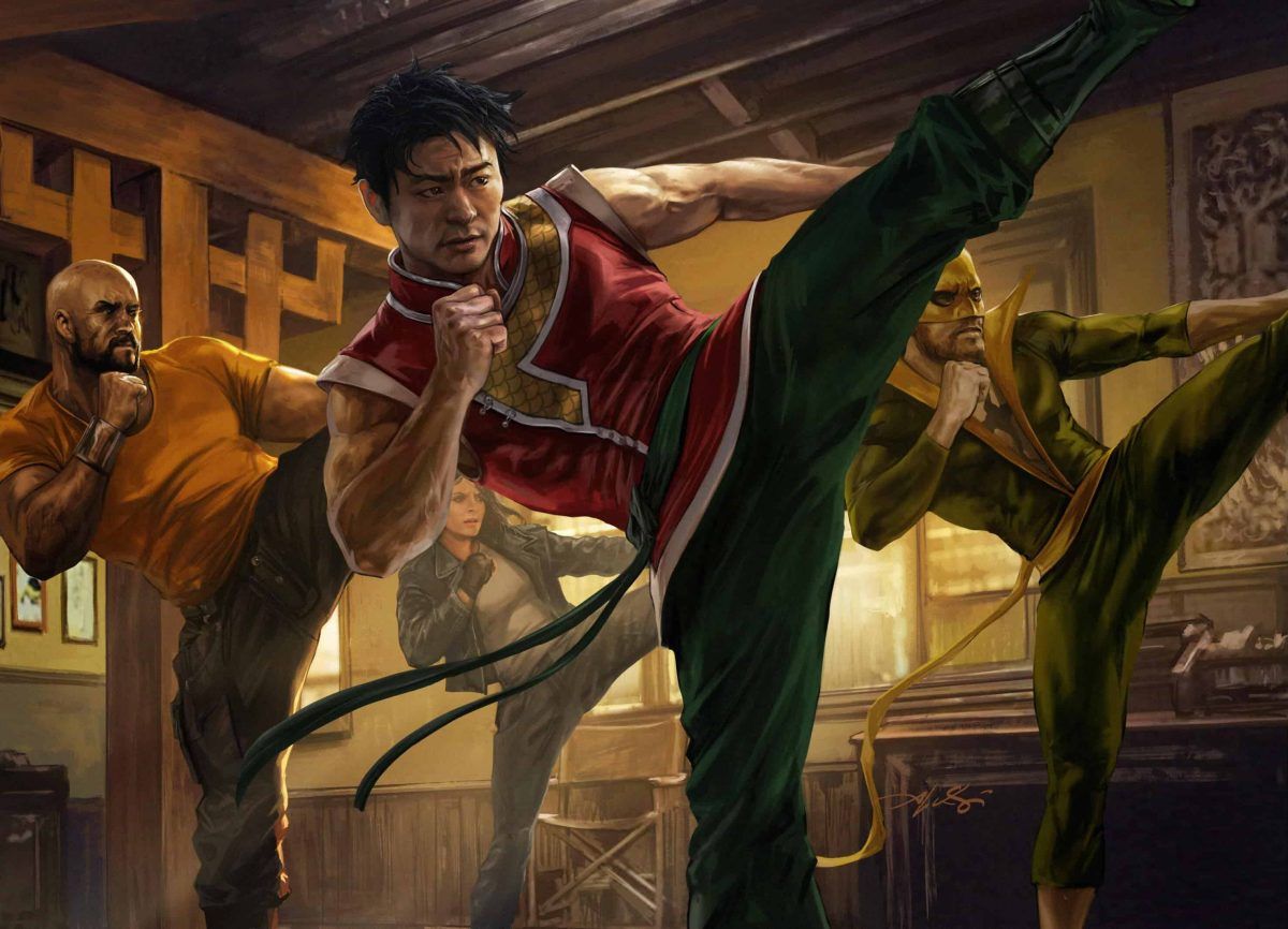 Shang-Chi, Martial Mentor - Illustration by Aleksi Briclot