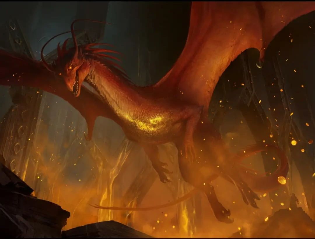 Smaug the Magnificent - Illustration by Francisco Miyara