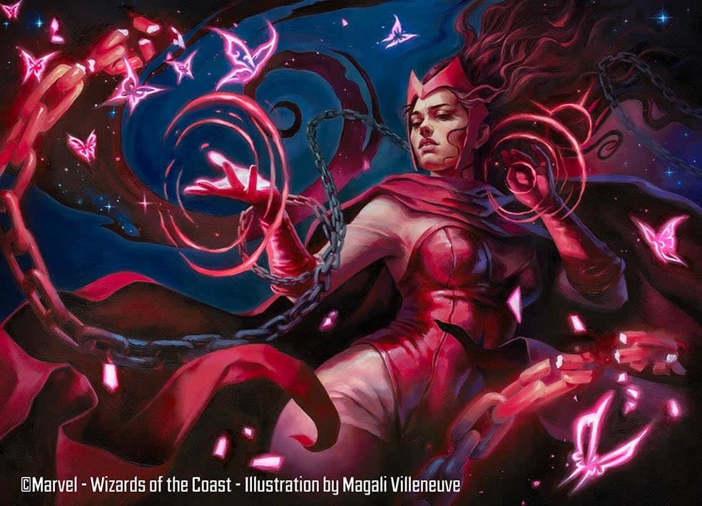 The Scarlet Witch - Illustration by Magali Villeneuve