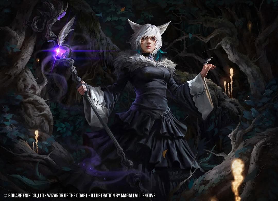 Y'shtola, Night's Blessed - Illustration by Magali Villeneuve