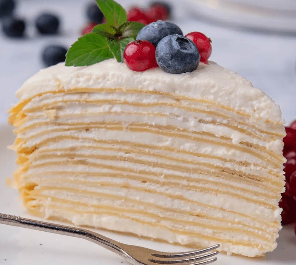 I don't know, it's a crepe cake or something