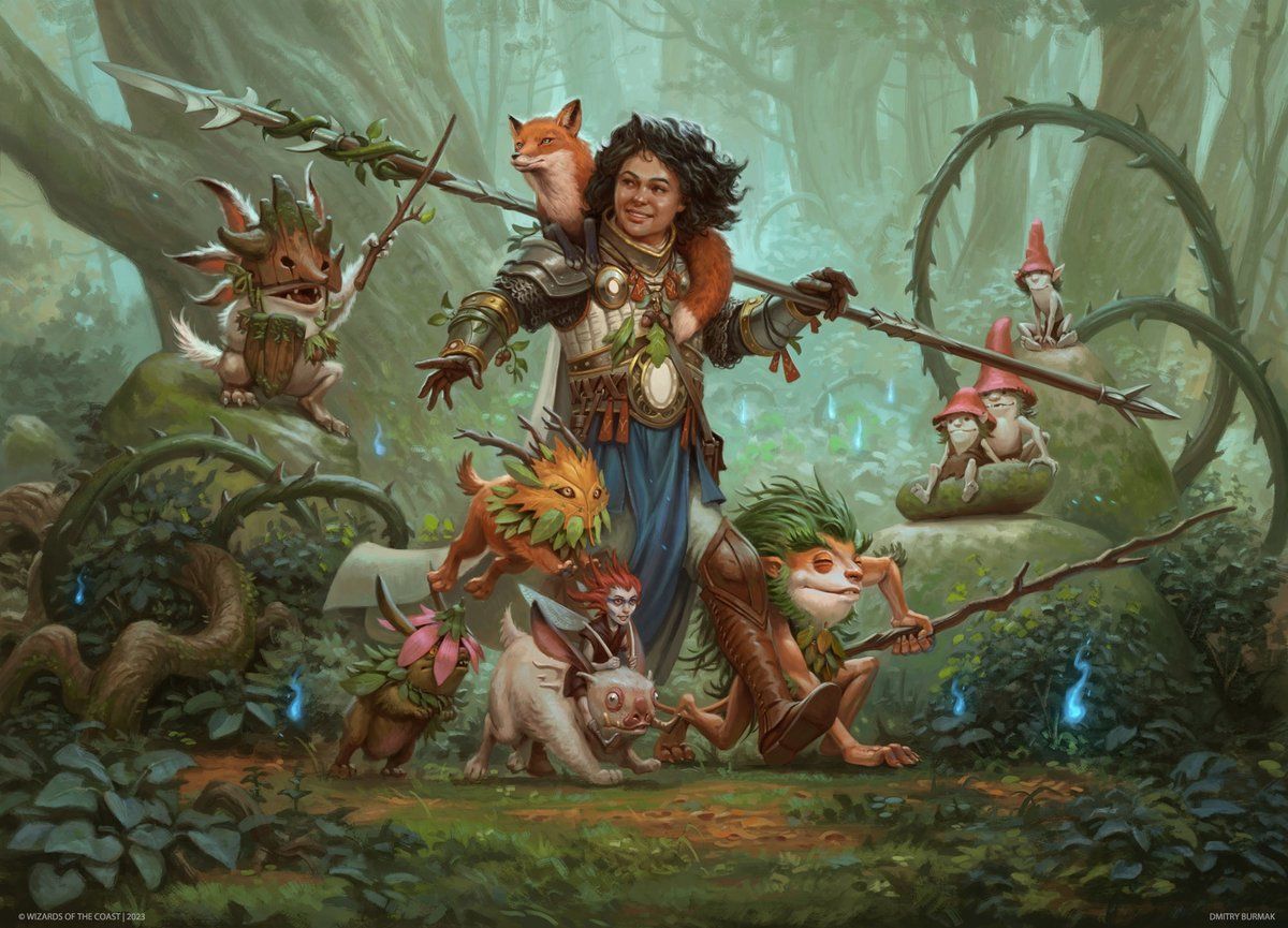 Ellivere of the Wild Court - Illustration by Dmitry Burmak
