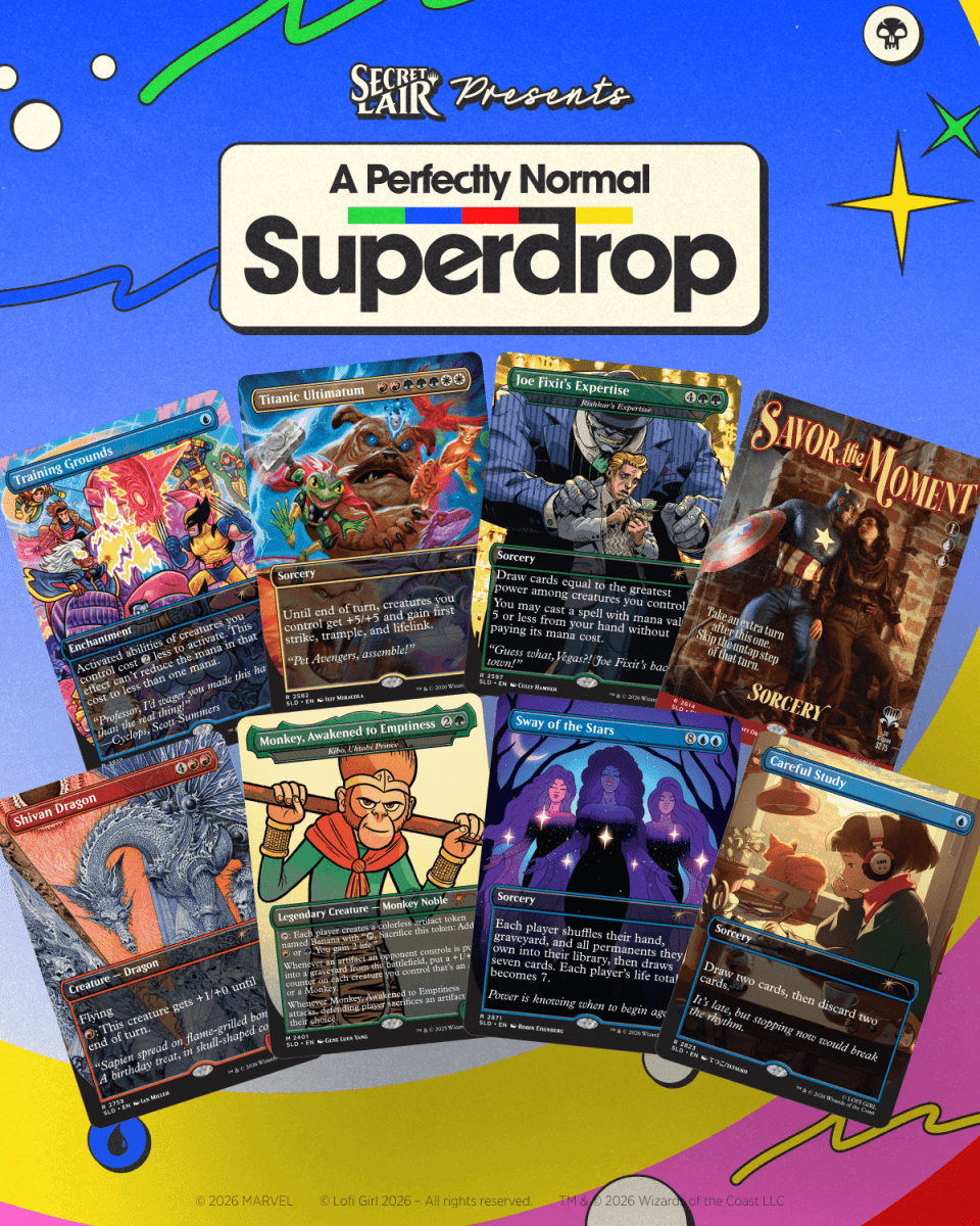 A Perfectly Normal Superdrop Secret Lair