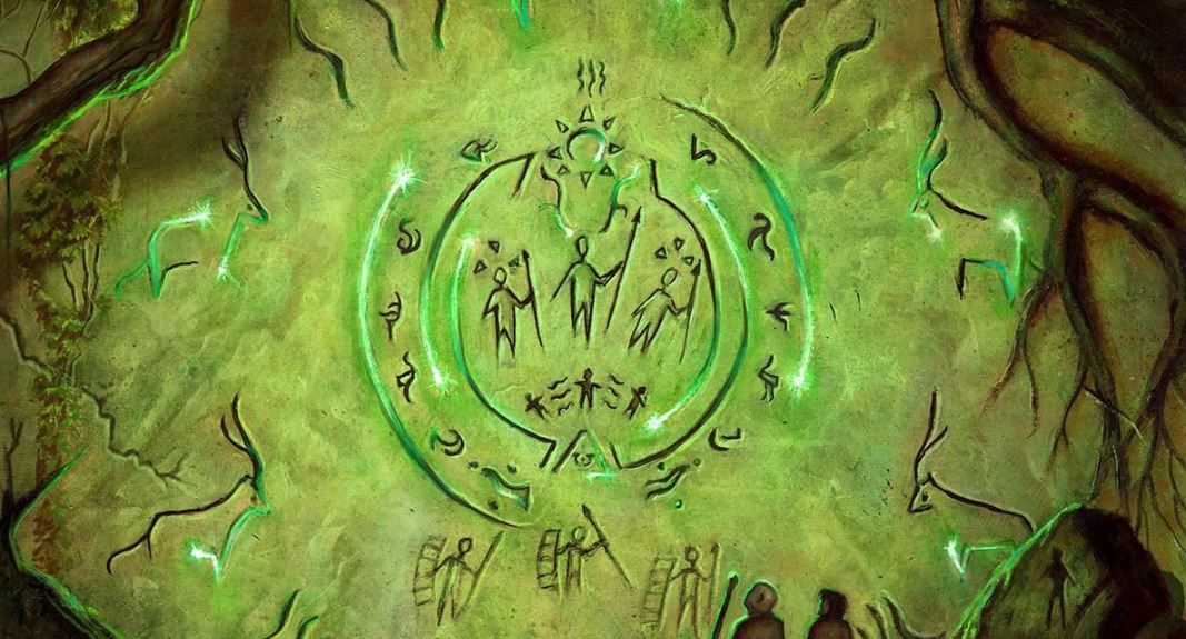 Muraganda Petroglyphs - Illustration by Scott Altmann