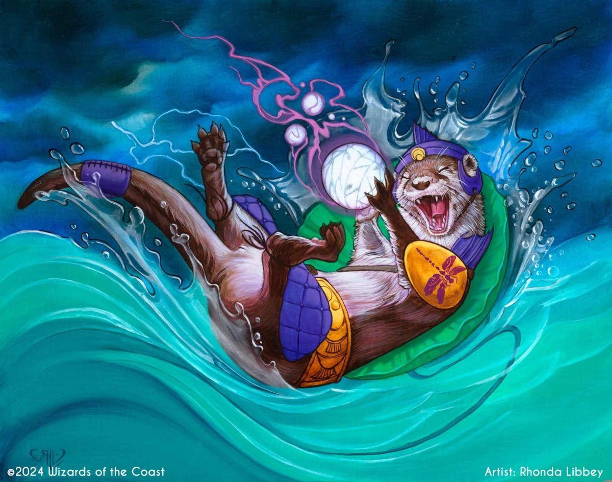Otterball Antics - Illustration by Rhonda Libbey