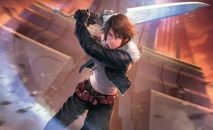 Squall, SeeD Mercenary - Illustration by Yuu Fujiki