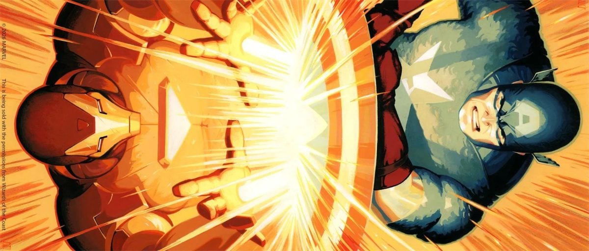 The Super Hero Civil War - Illustration by Serena Malyon