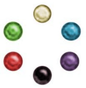 MTG color wheel with purple mana