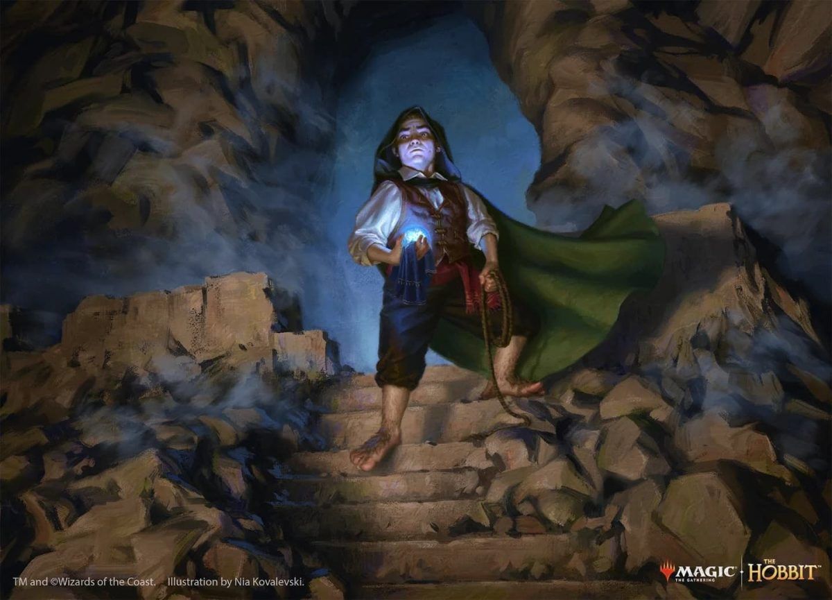Bilbo, Thief in the Night - Illustration by Nia Kovalevski