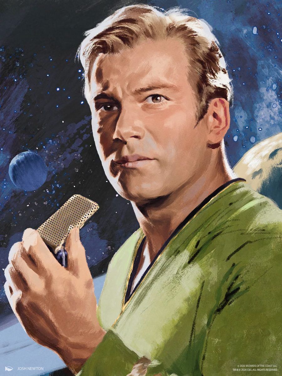 Captain James T. Kirk (Star Trek) - art by Josh Newton