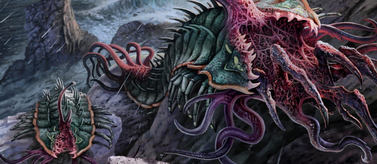 Drownyard Lurker - Illustration by Loรฏc Canavaggia