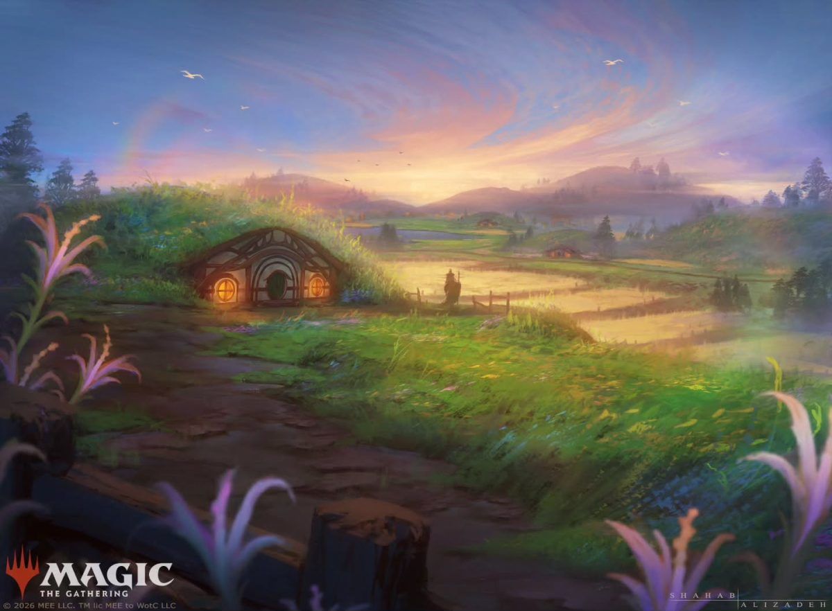 Hobbit Hole - Illustration by Shahab Alizadeh