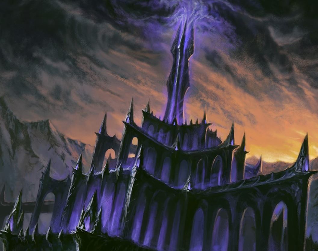 Minas Morgul, Dark Fortress - Illustration by James Bousema