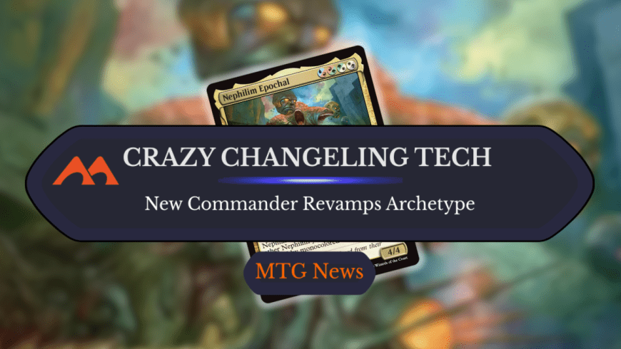 New Mystery Booster Commander Is Insane Changeling Tech