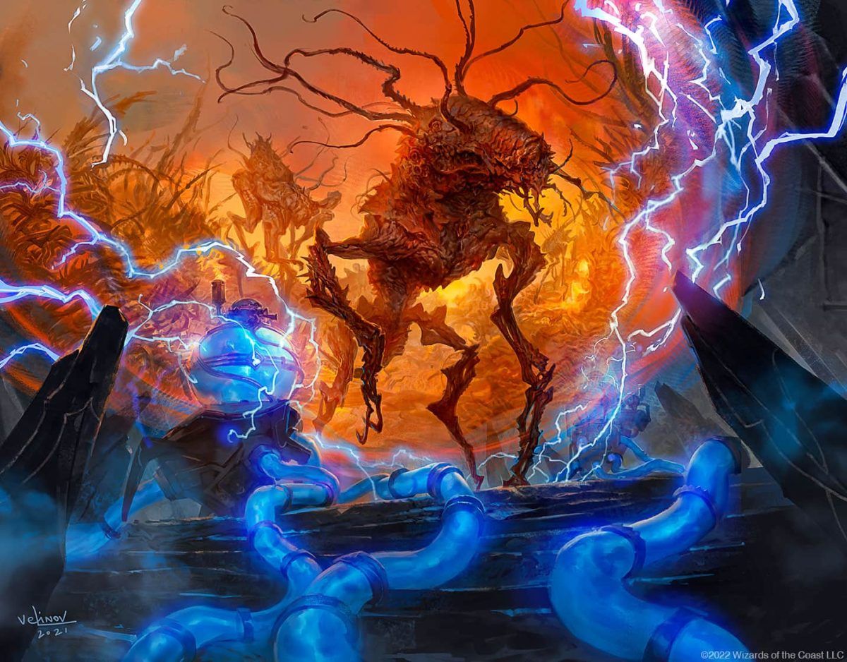 Portal to Phyrexia - Illustration by Svetlin Velinov