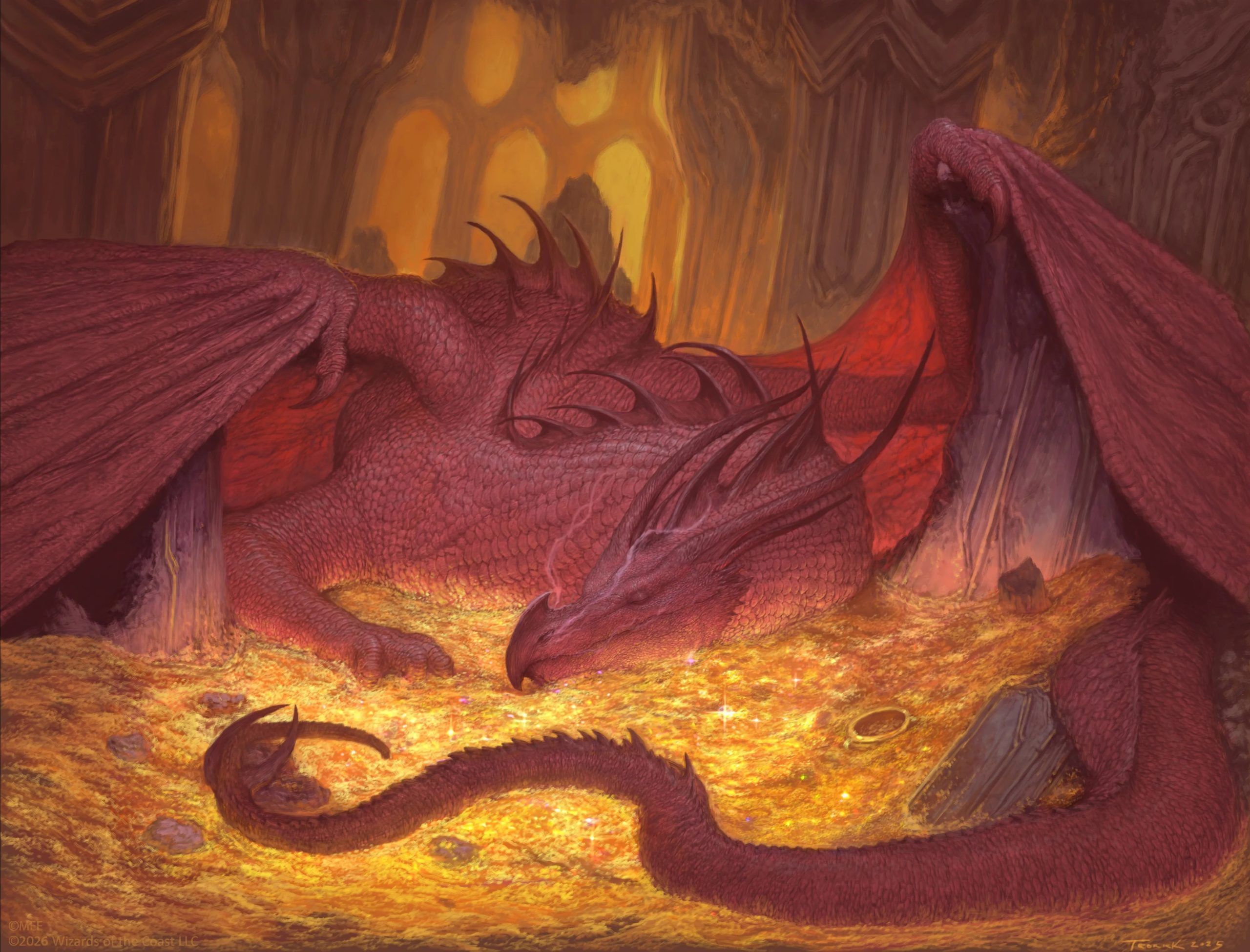 Smaug the Magnificent - Illustration by John Tedrick