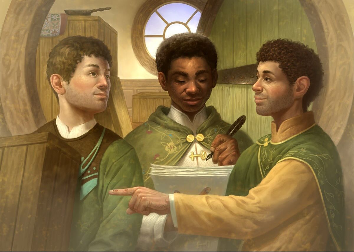 The Notary Hobbits - Illustration by Jarel Threat