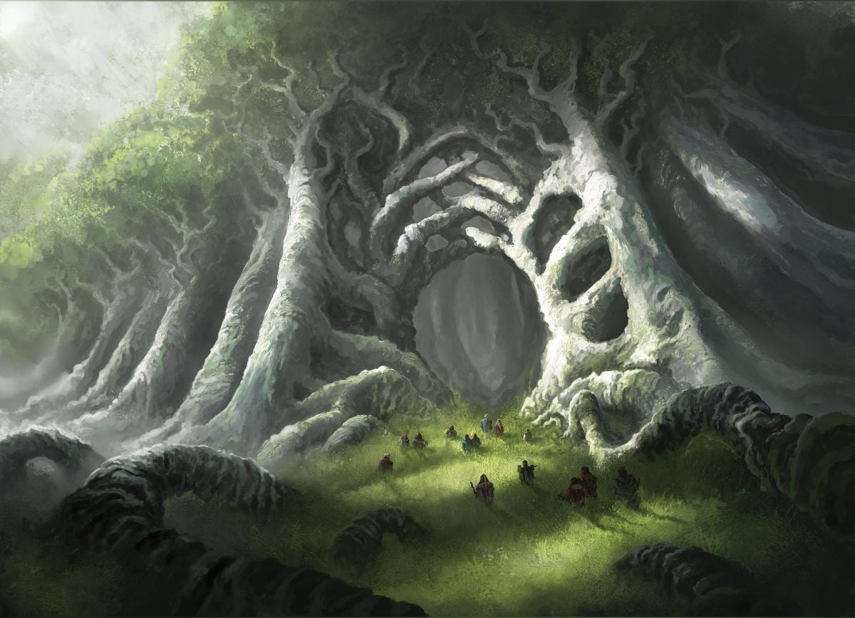 Through the Forest Gate - Illustration by Leon Tukker