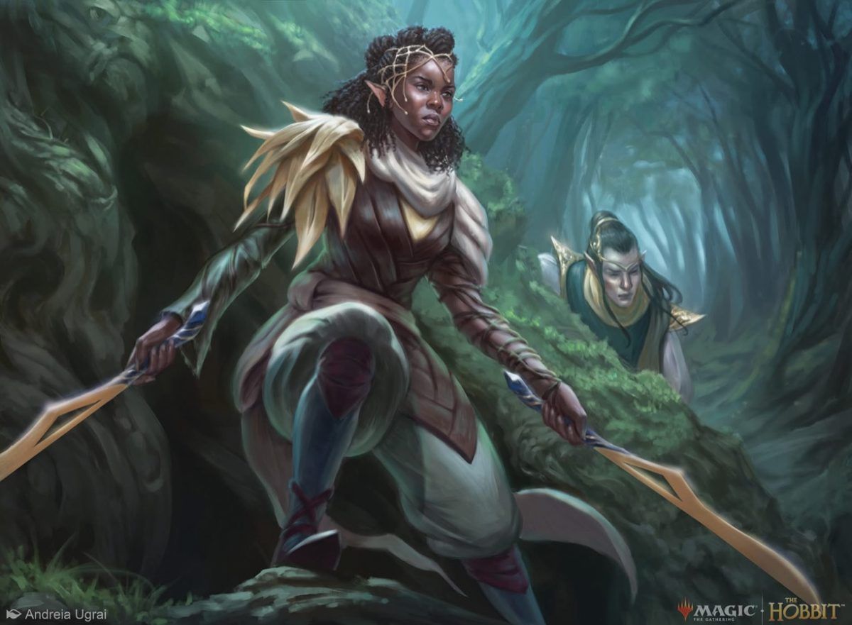 Wood Elves - Illustration by Andreia Ugrai