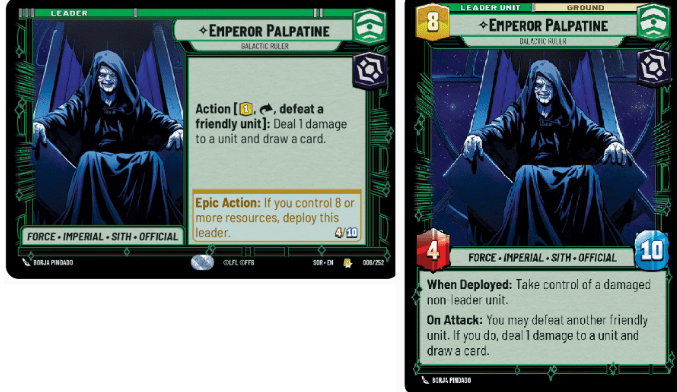 Star Wars Unlimited leaders