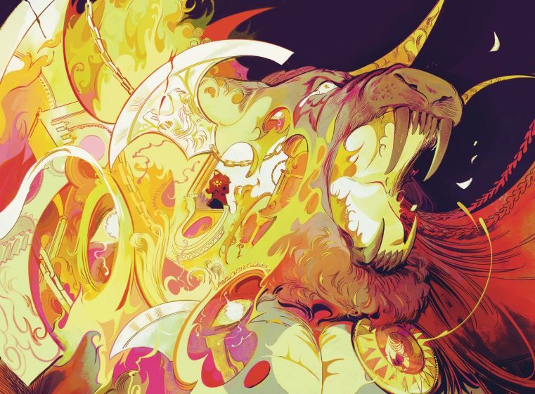 Ajani's Anguish - Illustration by Molly Mendoza