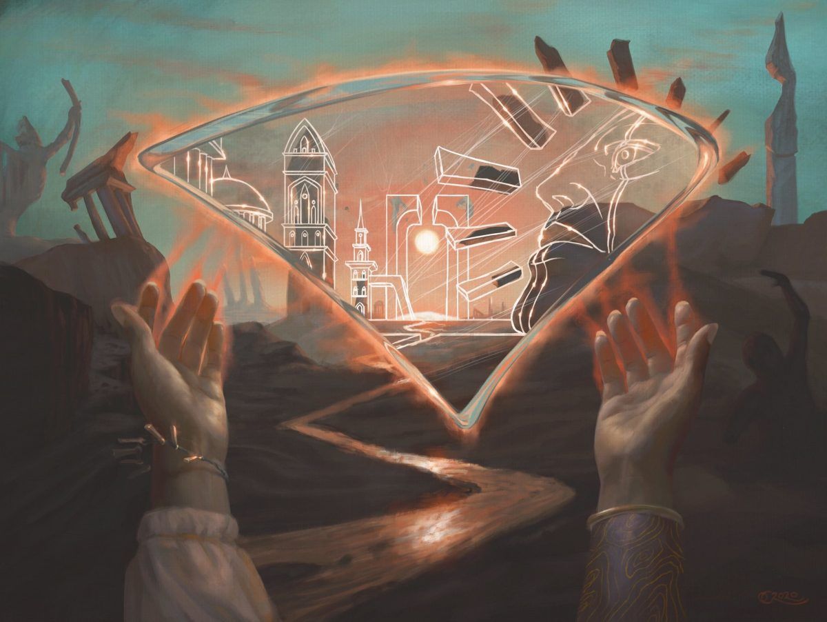 Archaeomancer's Map (Commander 2021) - art by Ovidio Cartagena