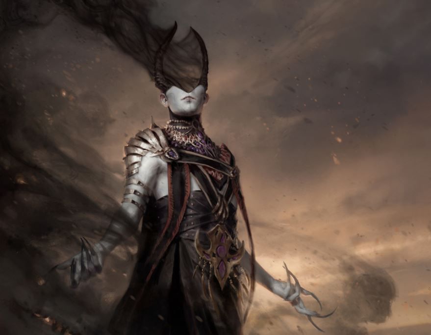 Ashiok, Nightmare Weaver - Illustration by Karla Ortiz