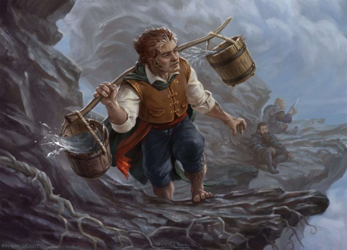 Bilbo, Unexpected Adventurer - Illustration by Marius Bota