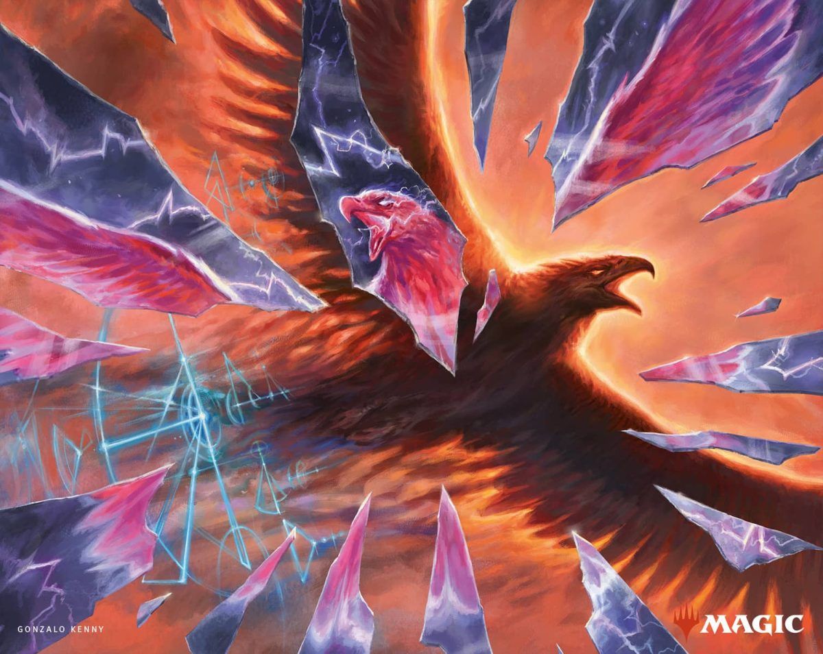 Darklight Phoenix - Illustration by Gonzalo Kenny