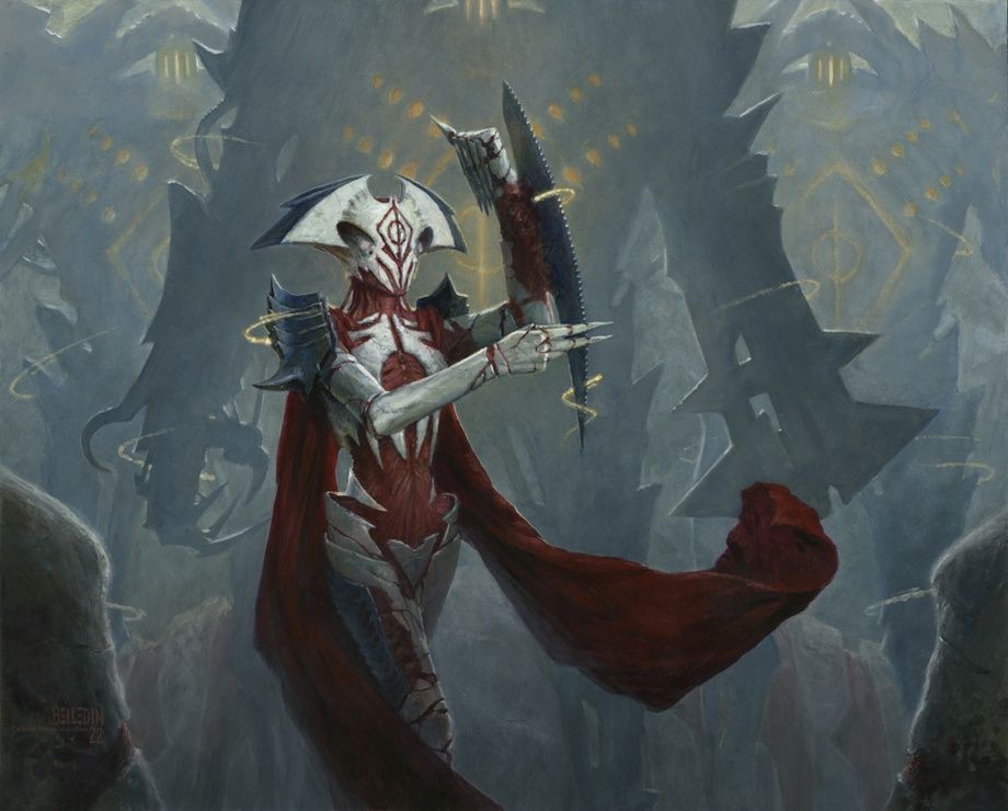 Darksteel Splicer - Illustration by Steven Belledin
