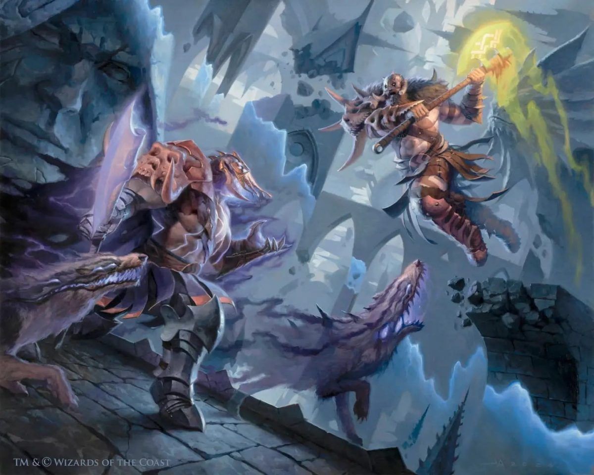 Garruk, Veiled Butcher - Illustration by Victor Adame Minguez