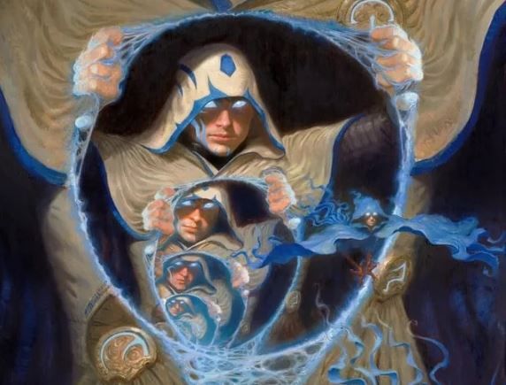 The Theorist, Jace Beleren - Illustration by Miles Johnston