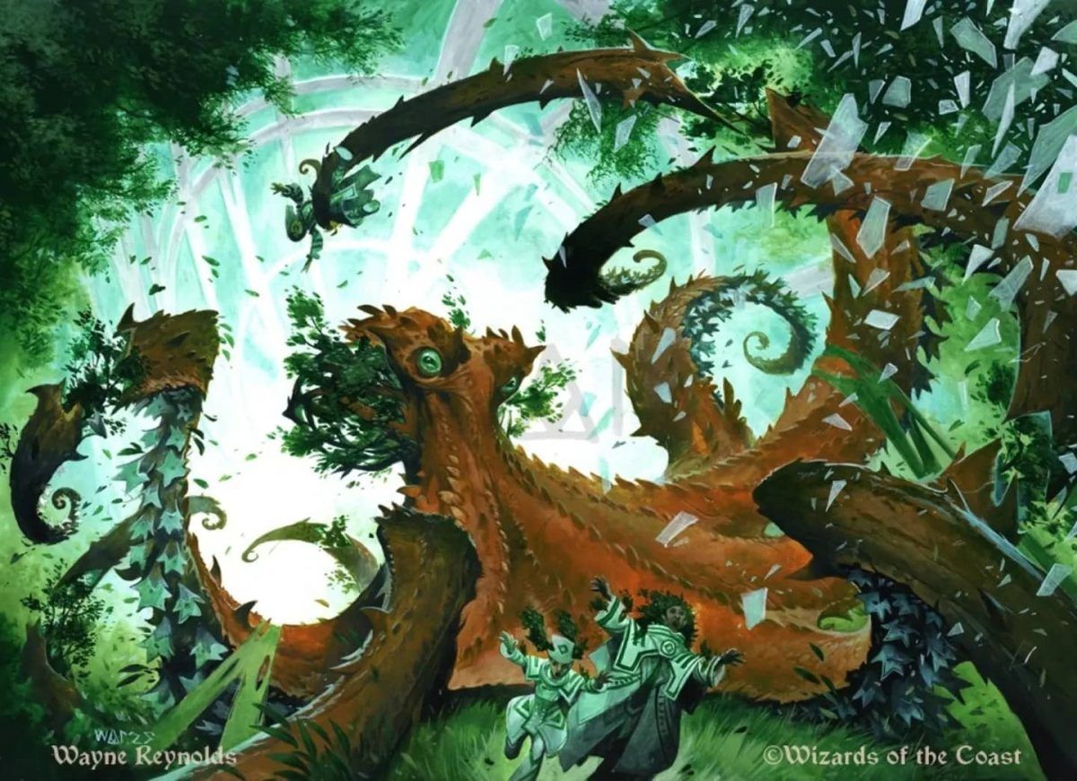 Verdant Kraken - Illustration by Wayne Reynolds
