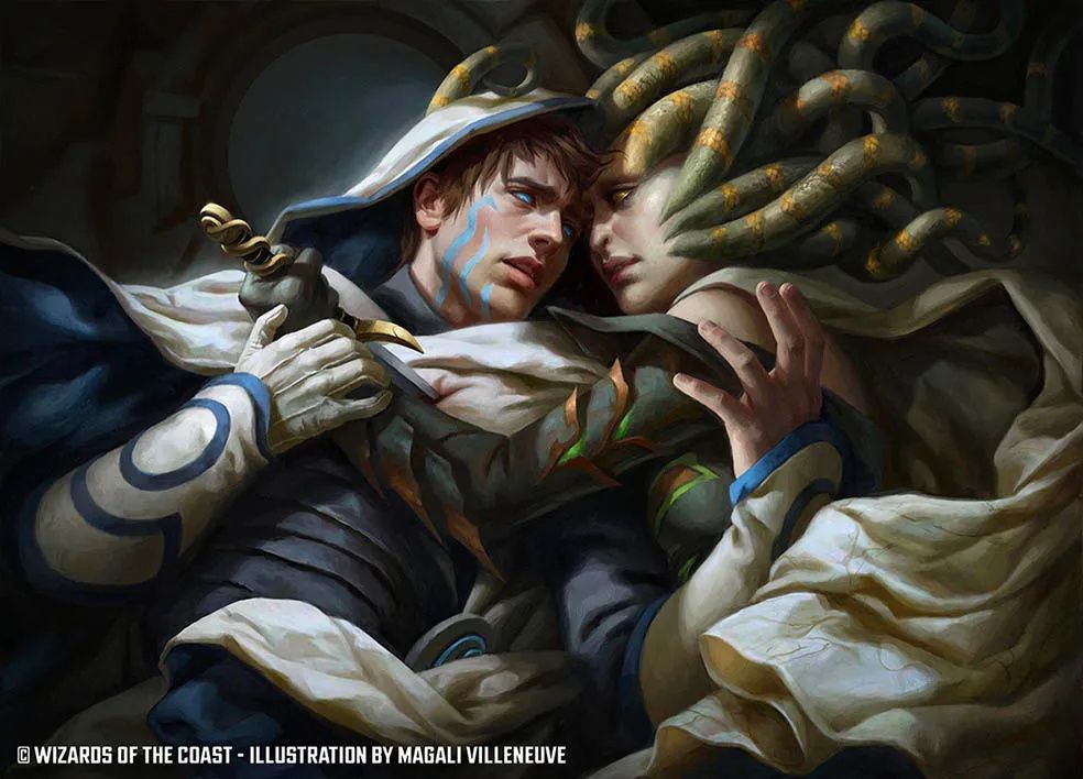 Vraska's Final Mercy - Illustration by Magali Villeneuve