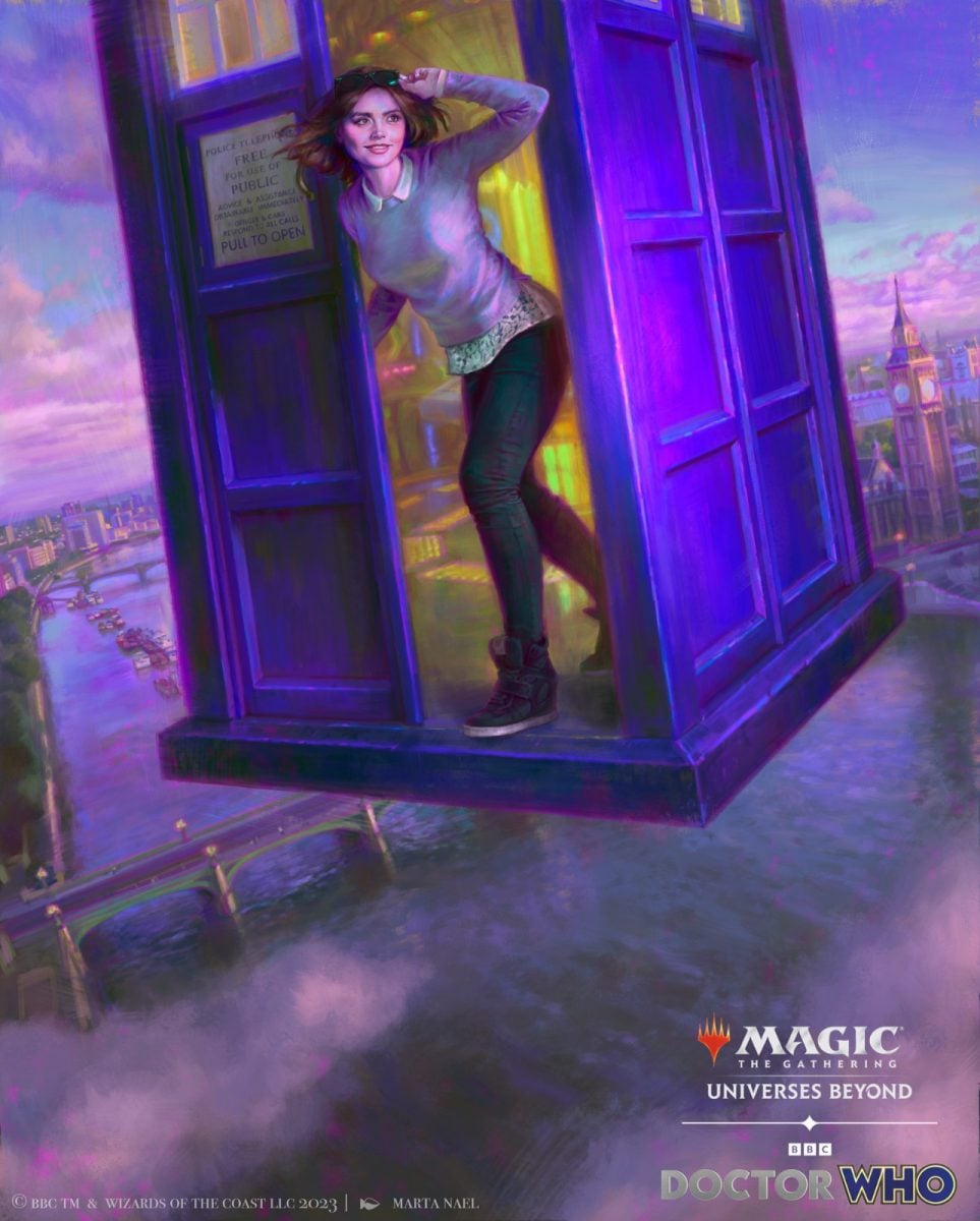 Clara Oswald (Doctor Who) - art by Marta Nael