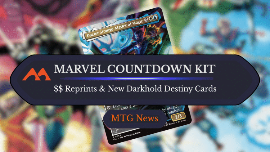 30-Card Marvel Countdown Kit Includes $250 Worth of Reprints, Plus 2 New MTG Cards