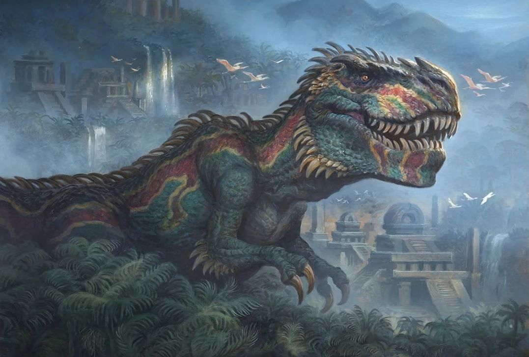 Ghalta, Primal Hunger - Illustration by Justin Gerard