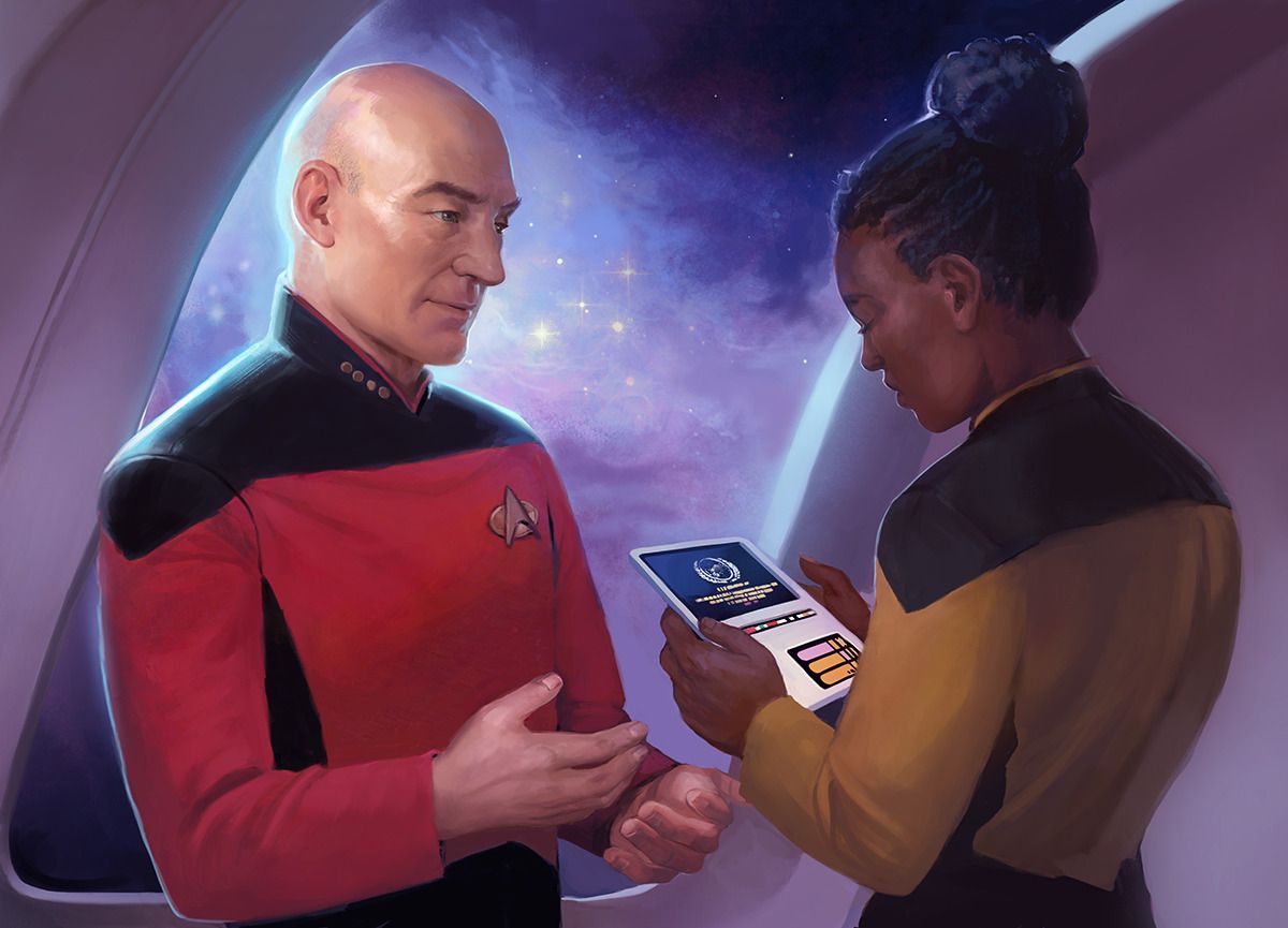 Picard, Leading by Example - Illustration by Julie Dillon